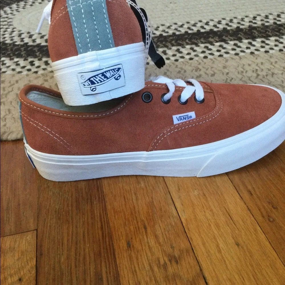 Vans vault burnt orange tie up